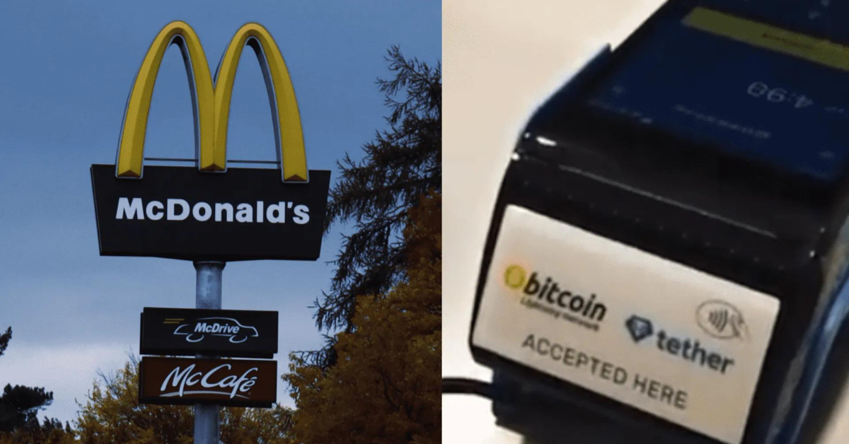 McDonald’s Now Accepts Bitcoin & Tether in Lugano McDonald’s Now Accepts Bitcoin & Tether in Lugano
