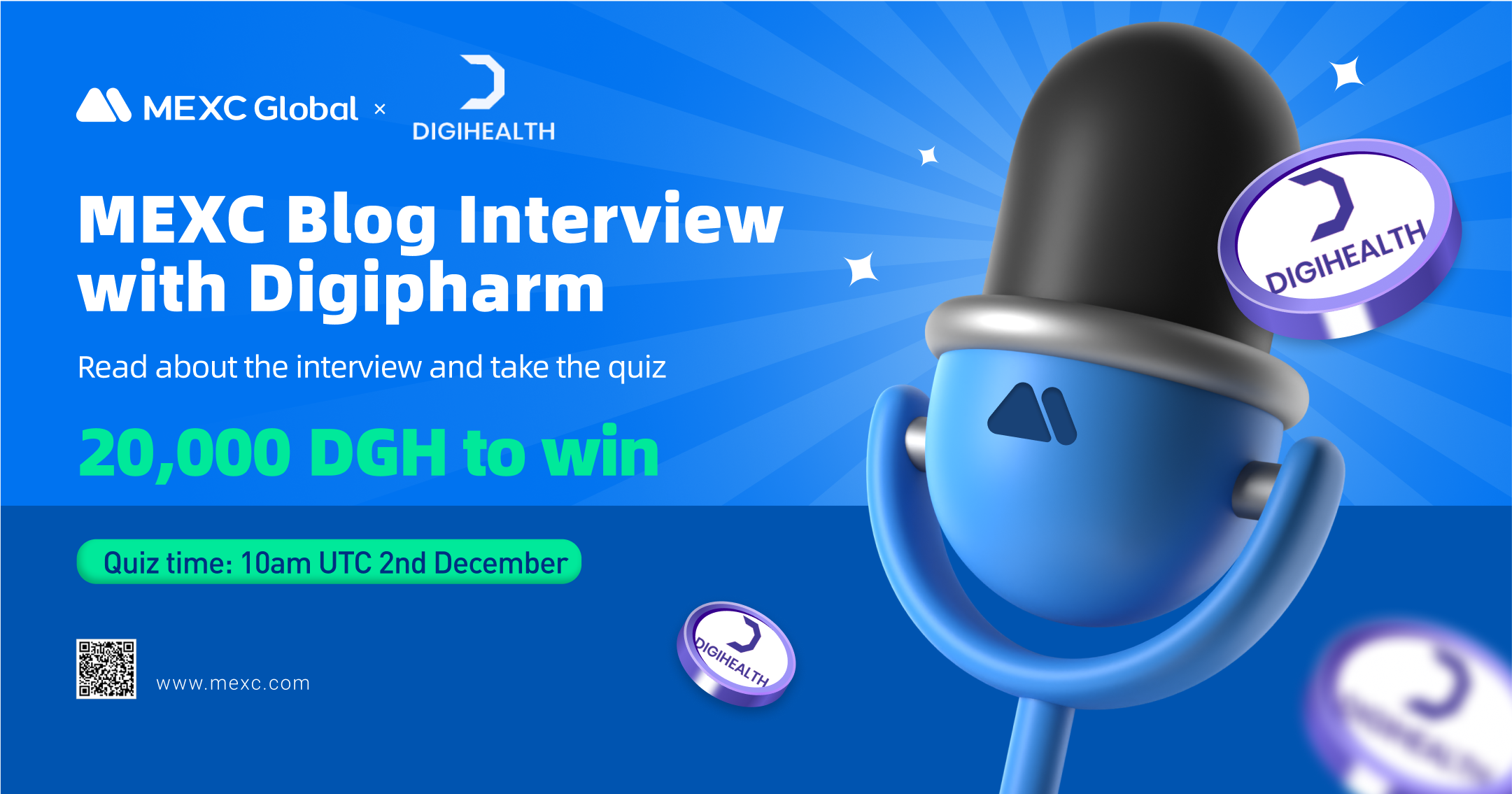 MEXC Blog Interview With Digipharm Team MEXC Blog Interview With Digipharm Team