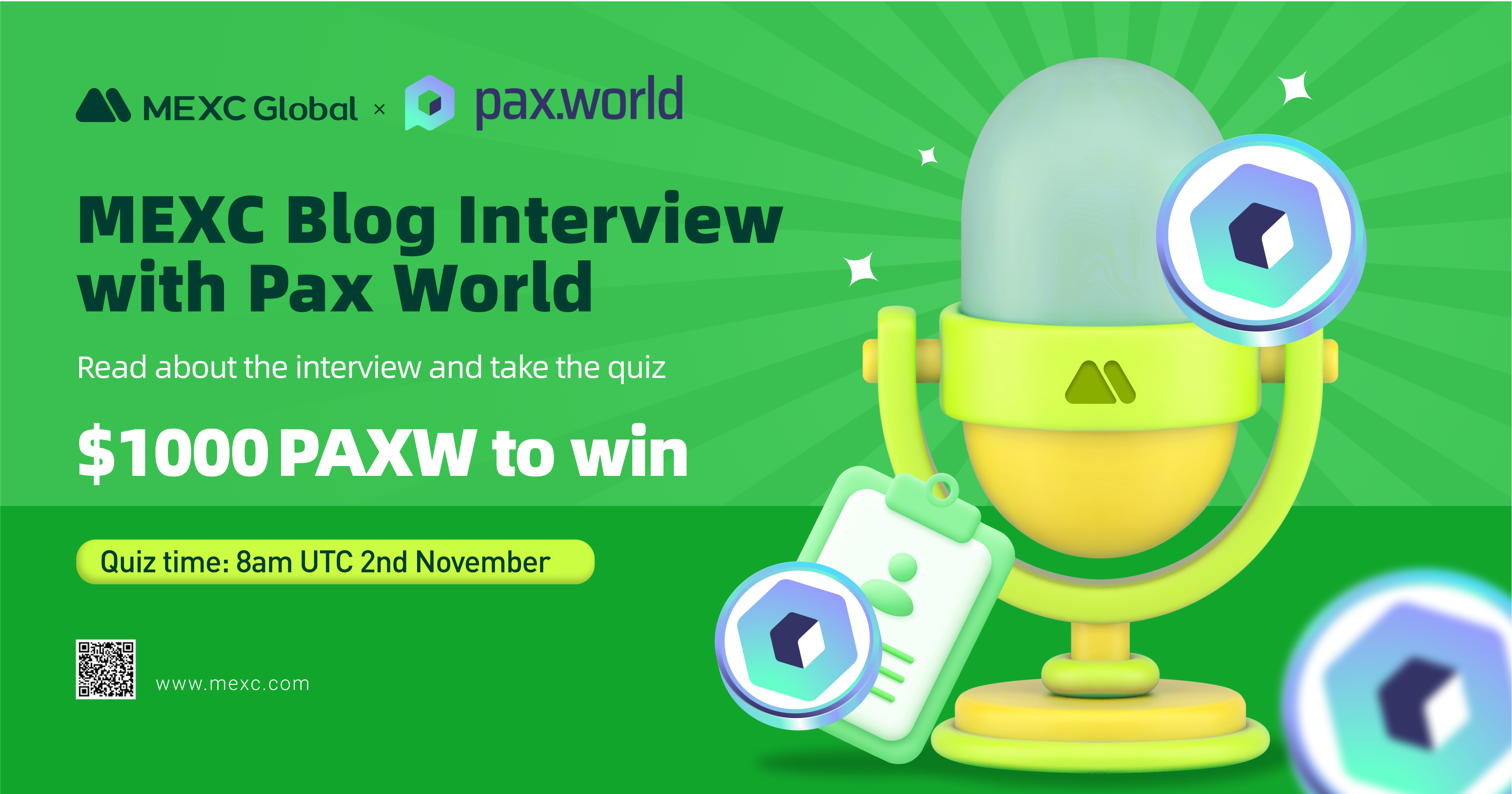 MEXC Blog Interview with pax.world Token(PAXW) Team MEXC Blog Interview with pax.world Token(PAXW) Team