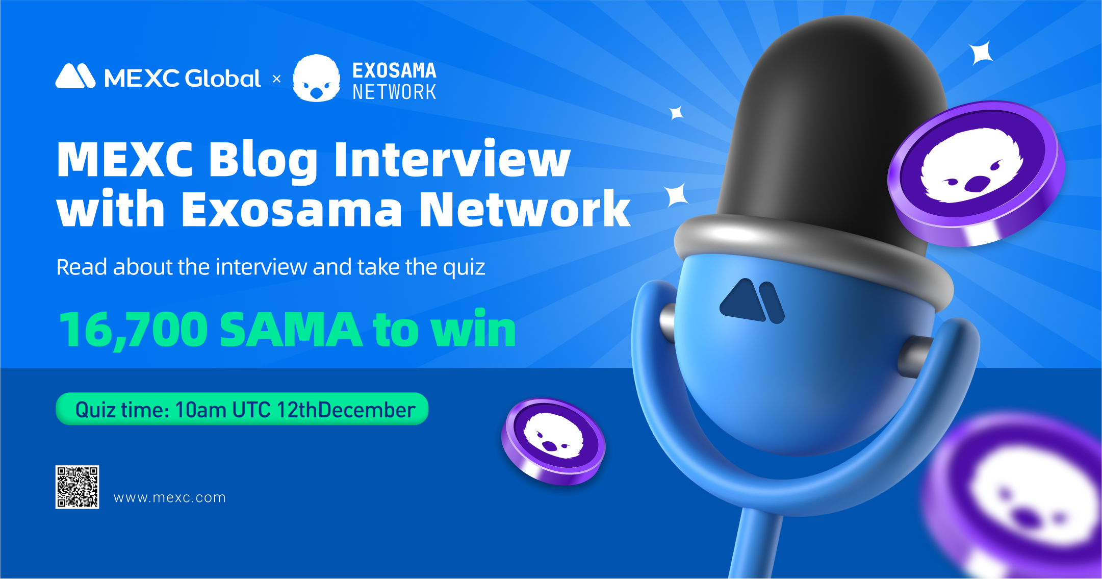 MEXC Blog Interview With Exosama Network Team MEXC Blog Interview With Exosama Network Team