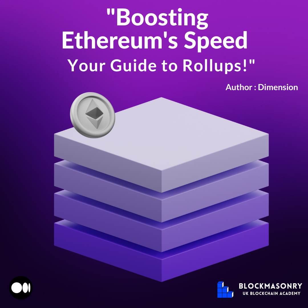 “Boosting Ethereum’s Speed: Your Guide to Rollups !” “Boosting Ethereum’s Speed: Your Guide to Rollups !”