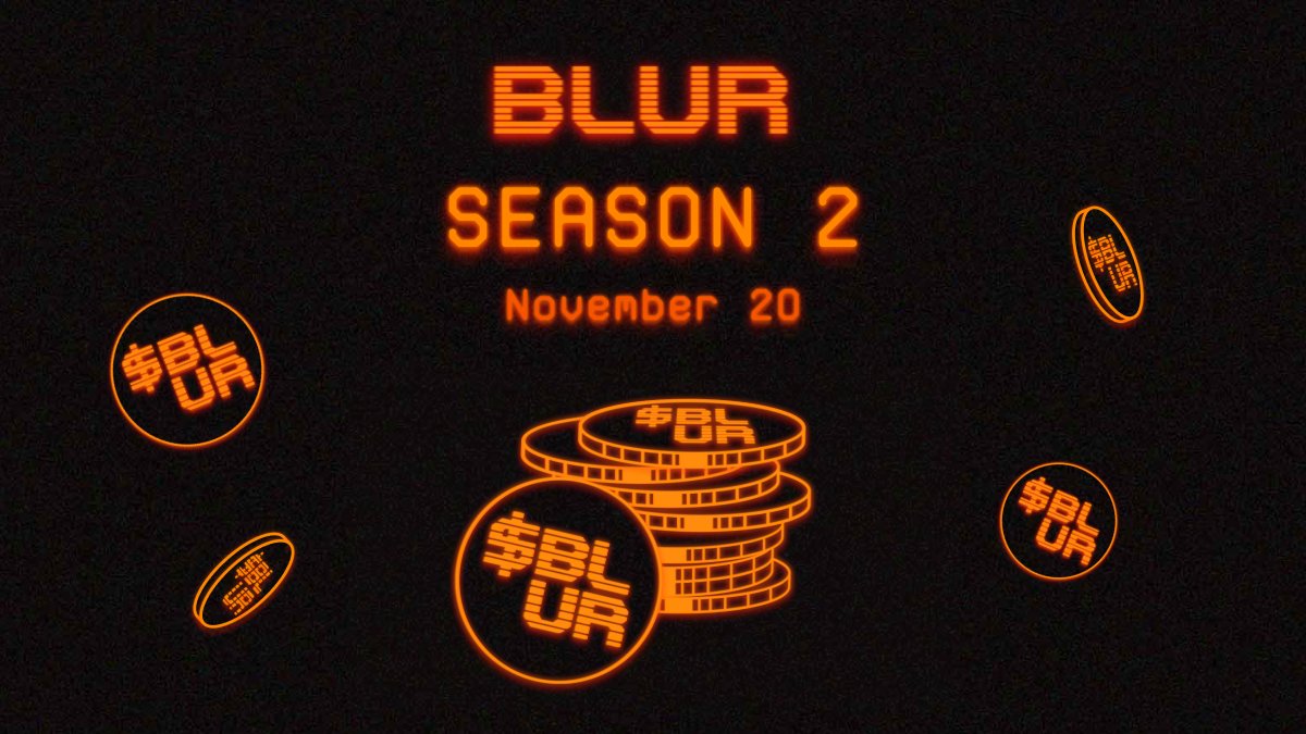 Blur Announces Season 2 Airdrop of $49.2 Million in BLUR Tokens Blur Announces Season 2 Airdrop of $49.2 Million in BLUR Tokens