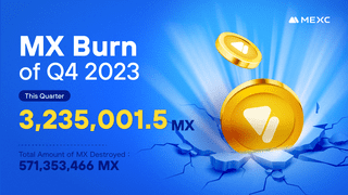 2023年第四季度MX代幣銷毀完成! 2023年第四季度MX代幣銷毀完成!