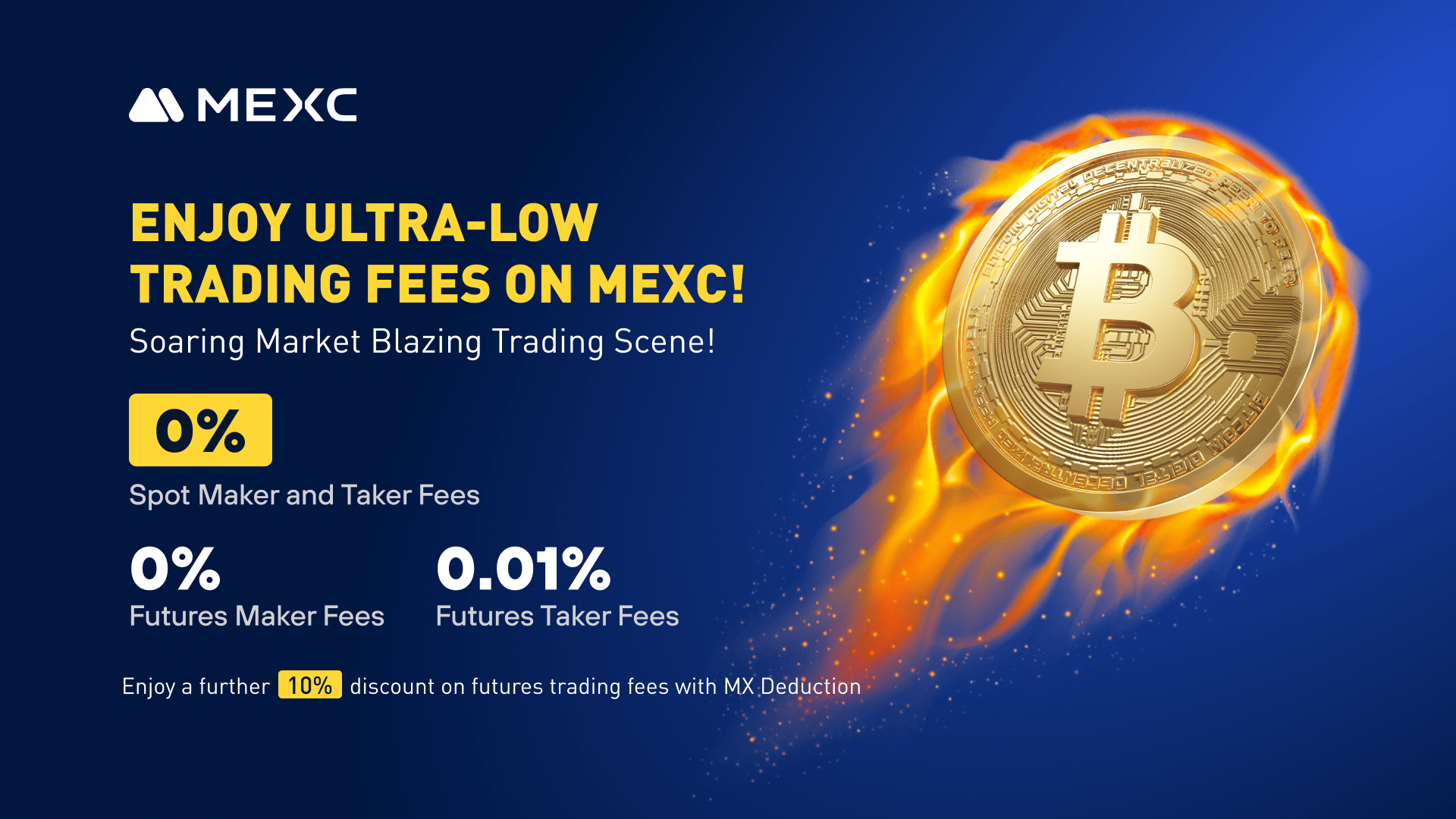 Explore The Blooming Crypto Market With 0.00% Fees! Explore The Blooming Crypto Market With 0.00% Fees!