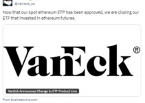 VanEck to Close Ethereum Futures ETF Amid Low Demand, Spot Crypto ETFs Surge VanEck to Close Ethereum Futures ETF Amid Low Demand, Spot Crypto ETFs Surge