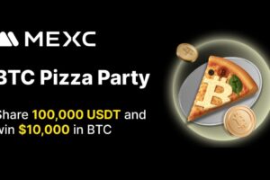 MEXC 發起 BTC 披薩派對賽事，為交易者提供 100,000 USDT 的獎金池