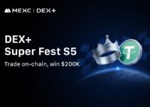 MEXC DEX+ Super Fest Season 5 Launches with a 200,000 USDT Prize Pool MEXC DEX+ Super Fest Season 5 Launches with a 200,000 USDT Prize Pool