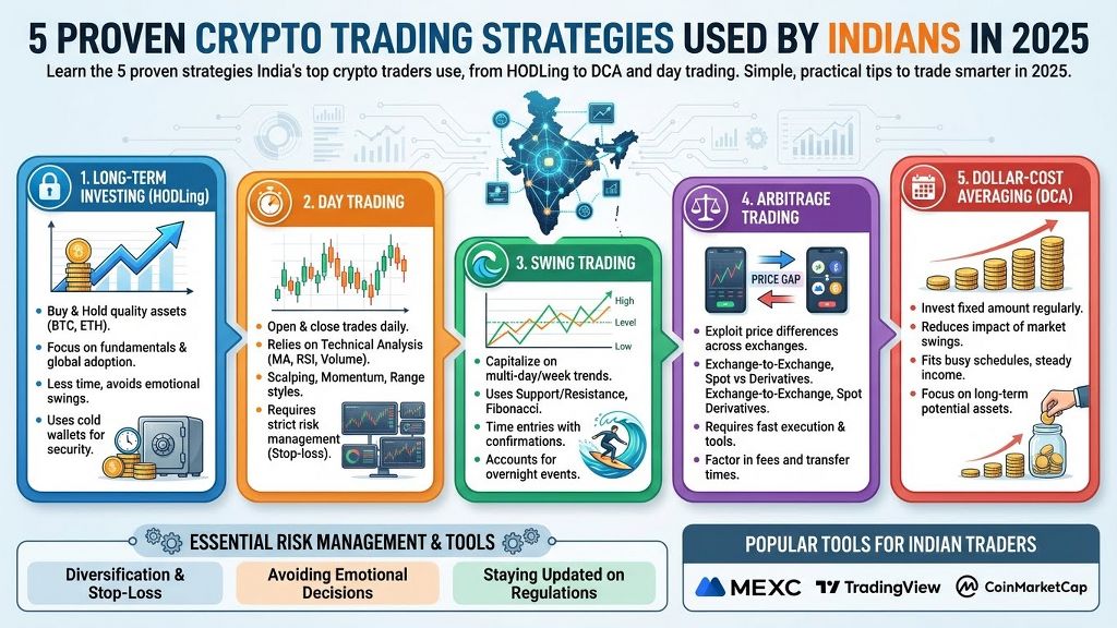 5 Proven Strategies Used by Successful Crypto Traders in India