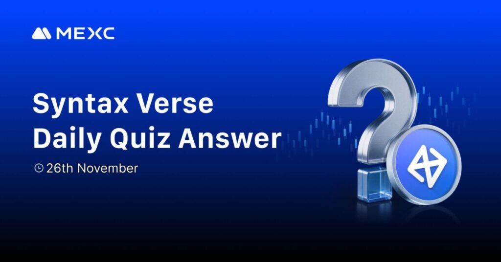 Today's Syntax Verse Daily Quiz and Vault Pattern Code Answer for November 26, 2025
