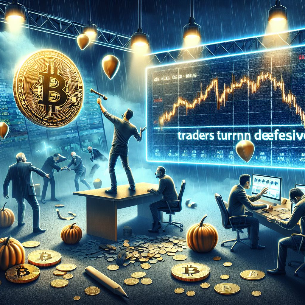 Bitcoin slipping, traders defensive, derivatives signaling increased risk aversion