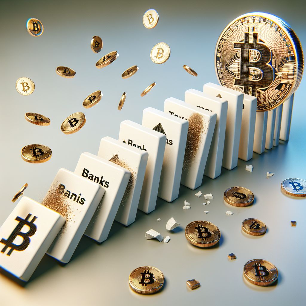 Bitcoin crash dominoes toppling banks and global financial markets