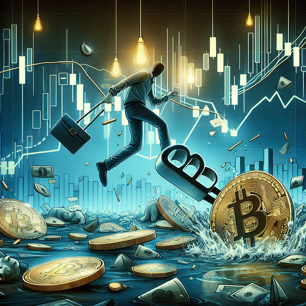 Bitcoin price plunging toward moving averages amid heavy liquidations