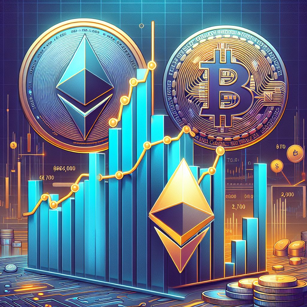 Bitcoin chart retesting $85,000; Ethereum steady above $2,700