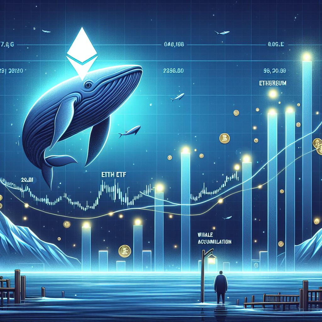 Chart of Ethereum ETF $1.8B outflows amid whale accumulation signals