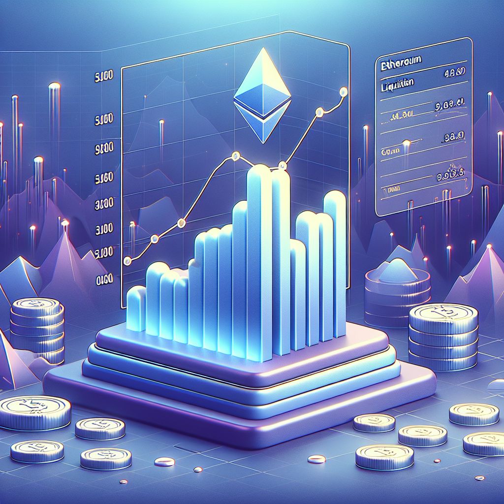 Gráfico de ETH mostrando NUPL baixo e concentrações de liquidações