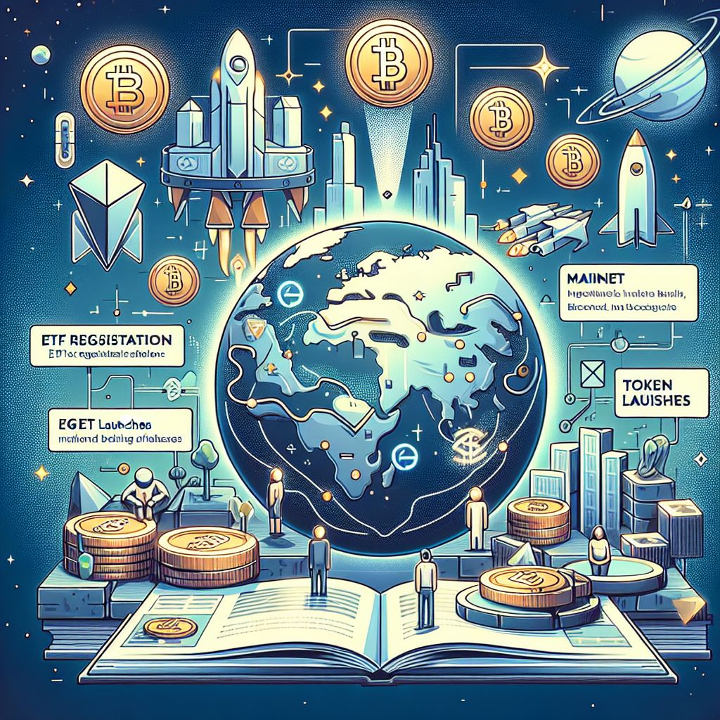 Altcoin-week: ETF‑registraties, mainnet‑lancering, tokenvrijgave en bridge‑integraties