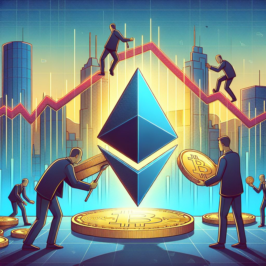 Instytucjonalni inwestorzy gromadzą Ethereum na tle spadającego wykresu