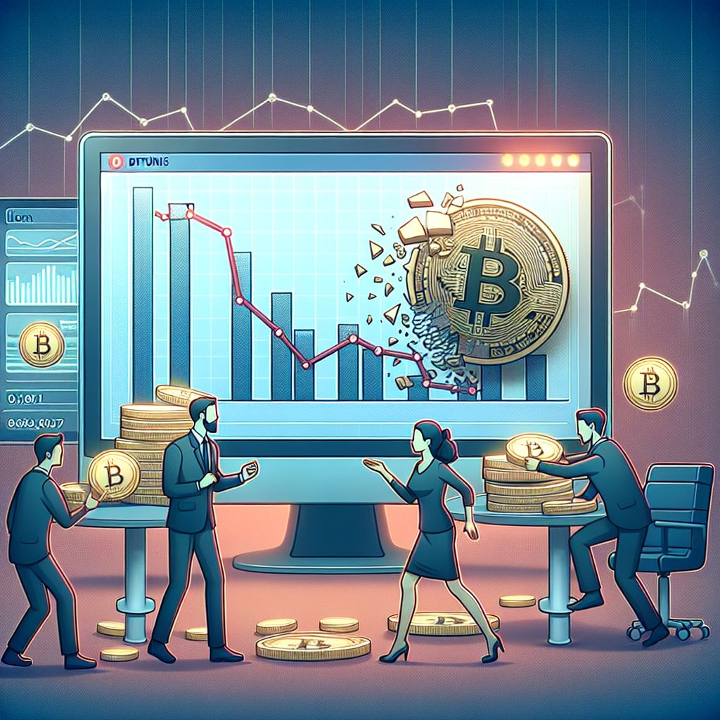 Graphique montrant la perte de valeur du portefeuille attribué à Satoshi