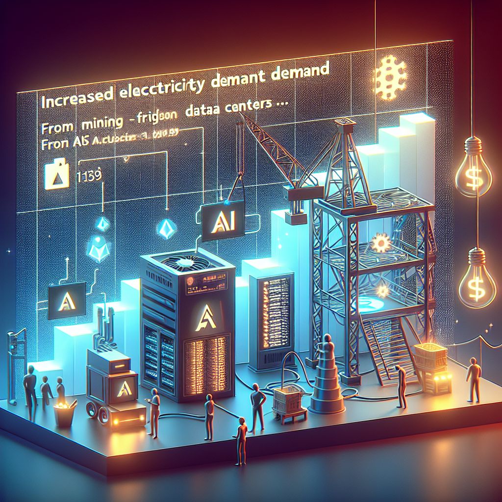 माइनिंग रिग, डेटा सेंटर और बढ़ती बिजली मांग का दृश्य