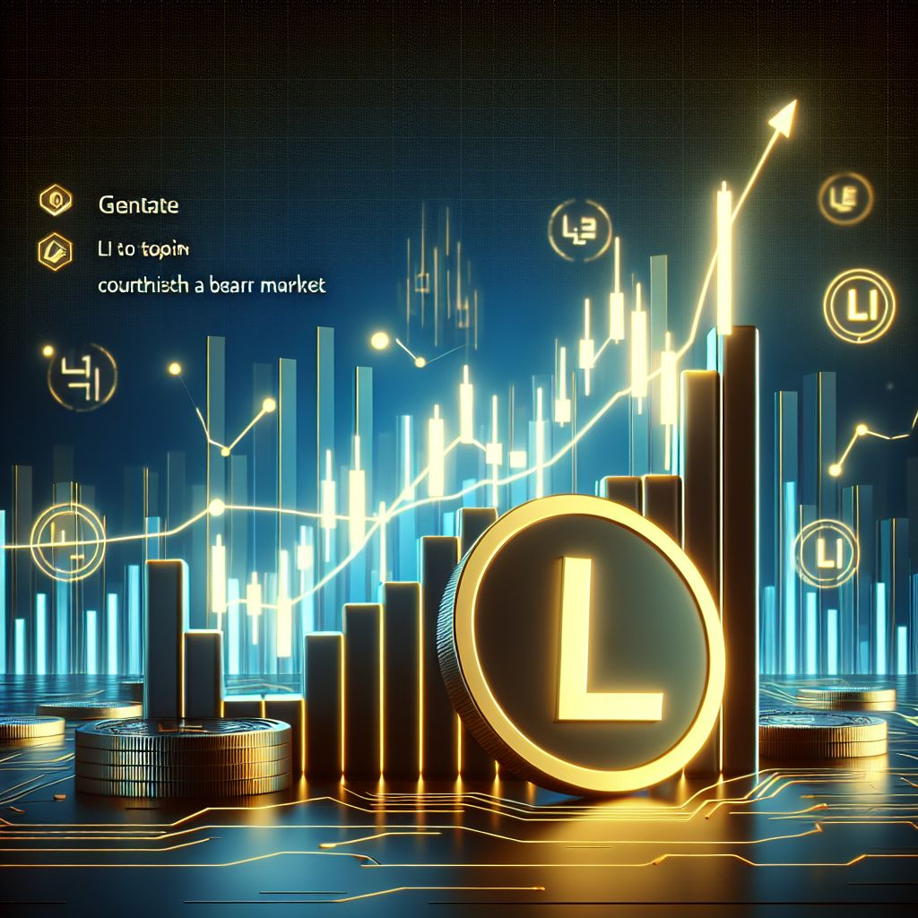 弱気相場で逆行急騰した新規L1トークンの価格チャート
