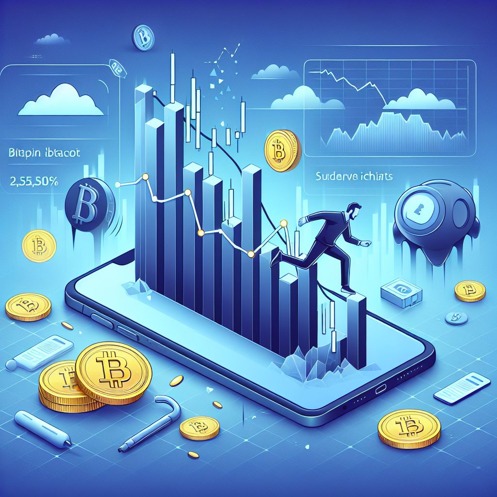 Spadający kurs Bitcoina, nagłe likwidacje i wykresy dźwigni