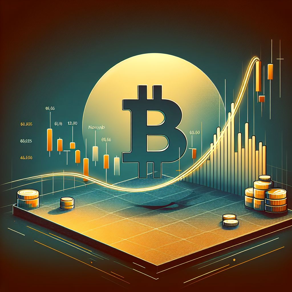 Courbe Bitcoin montrant creux confirmé en novembre, volumes et reprise naissante