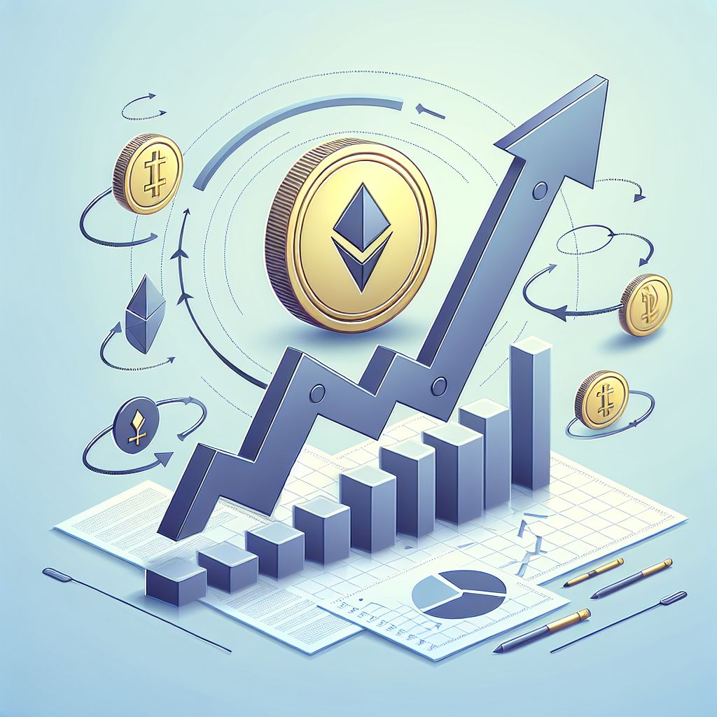 SOL token rising on chart with altcoin rotation arrows