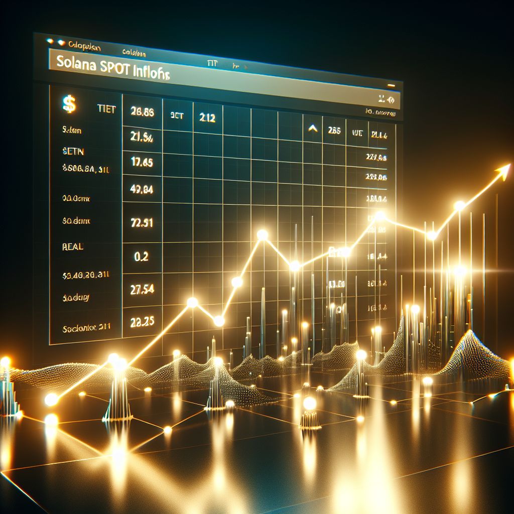 लगातार 21 दिनों के नेट इनफ़्लो वाला Solana स्पॉट ETF ग्राफ