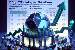 ソラナ現物ETFが21日連続で純流入、2025年の展望とリスク分析