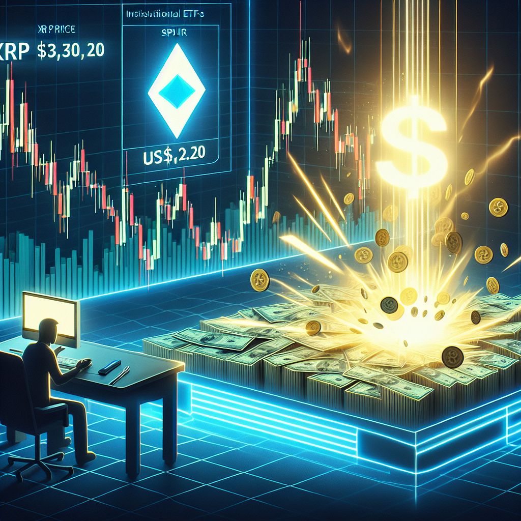 Grafik harga XRP menembus resistensi US$2,20 saat ETF institusional masuk