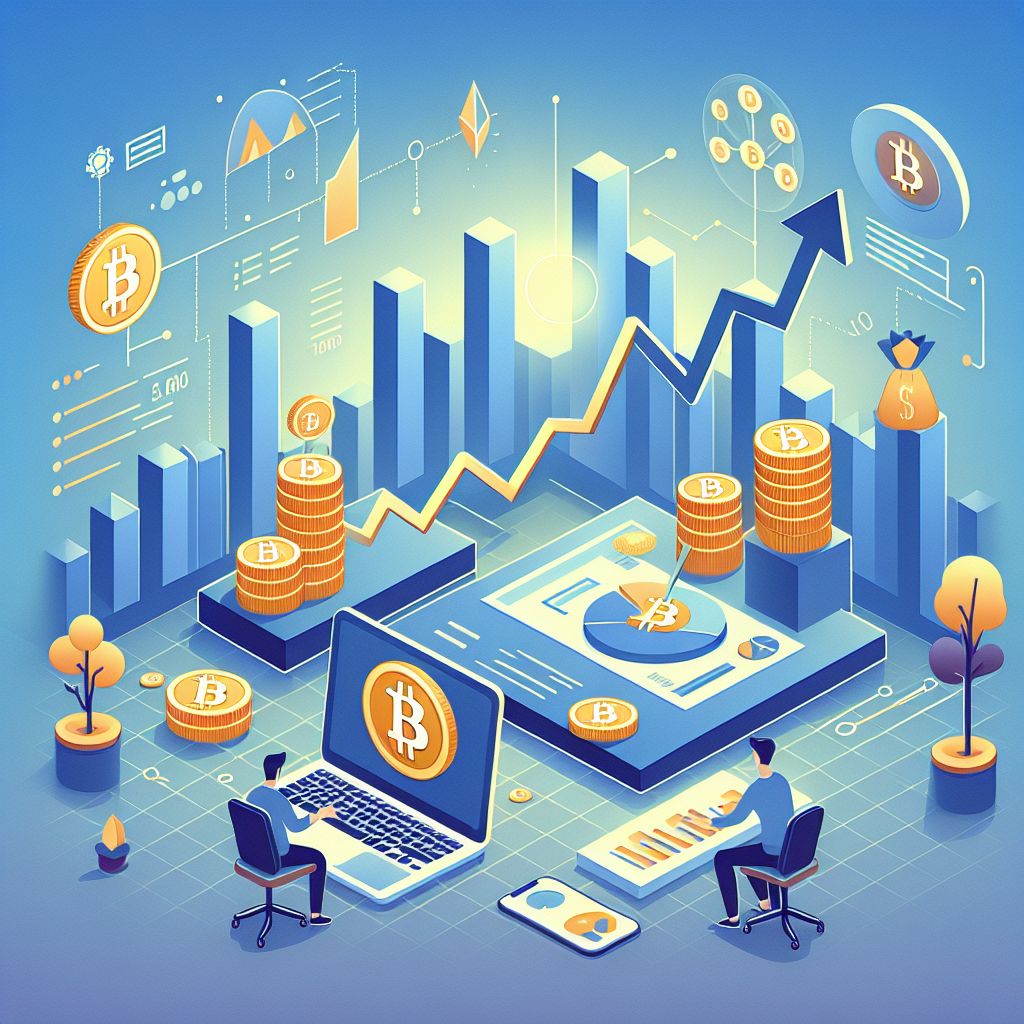 Schemat stref posiadania i rosnący kurs Bitcoina