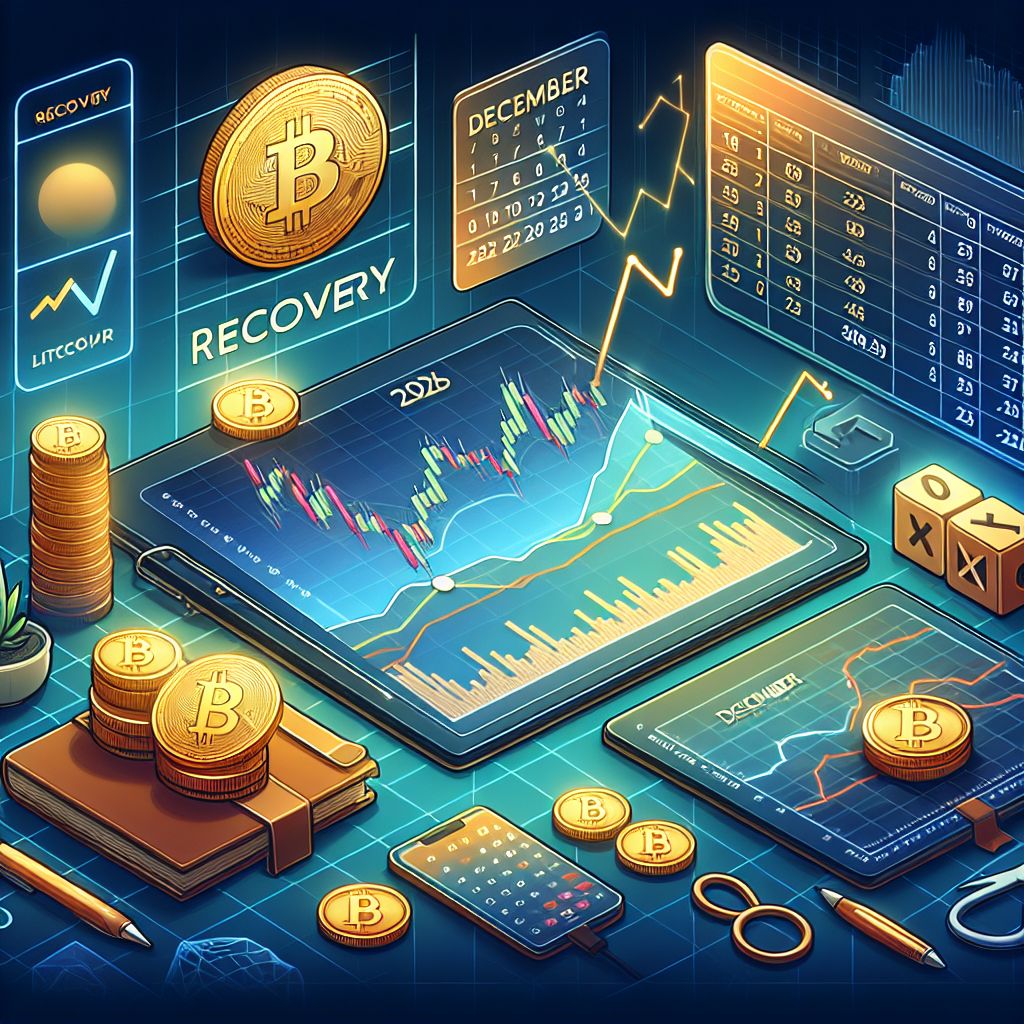 Biểu đồ phục hồi với Bitcoin, chỉ báo RSI/MACD, lịch tháng 12