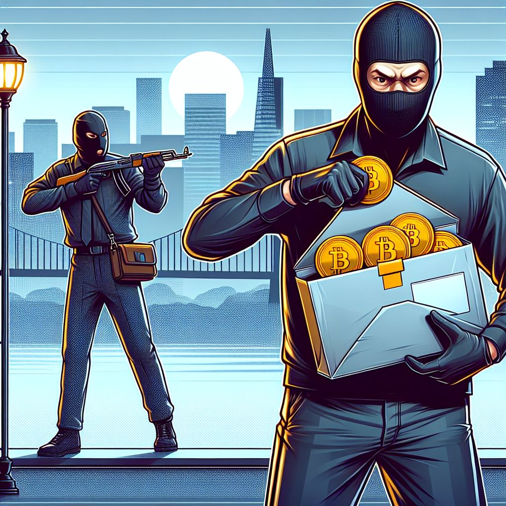 Bewaffneter Täter als Paketlieferant raubt Krypto‑Wallets in San Francisco