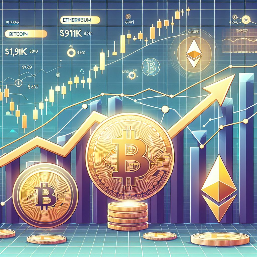 Grafik kenaikan pasar kripto pascathanksgiving: Bitcoin $91k, Ethereum $3k