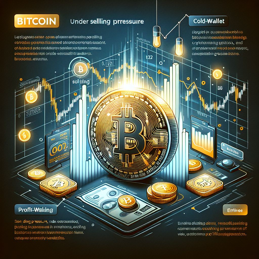 Bitcoin price falling with cold-wallet transfers and profit-taking indicators