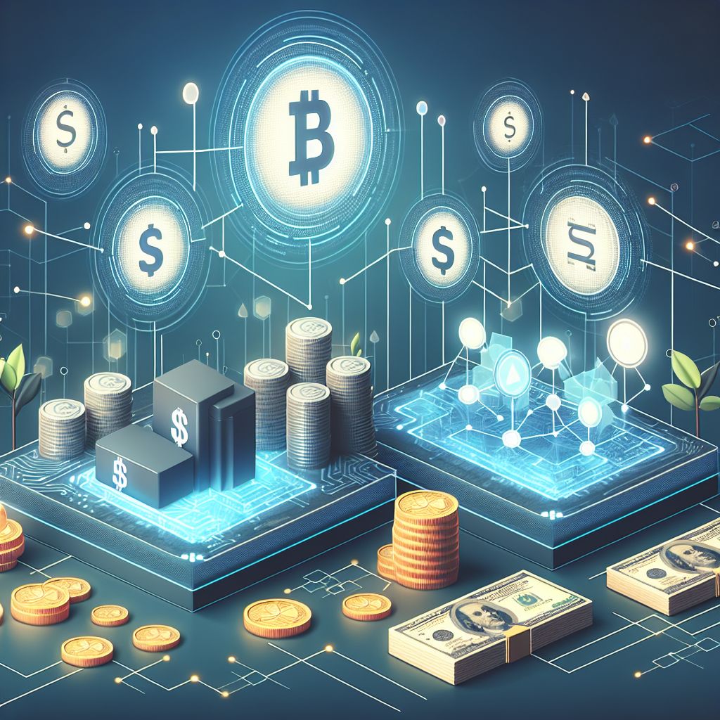 Schemat platformy rozliczeniowej łączącej banki i cyfrowe tokeny