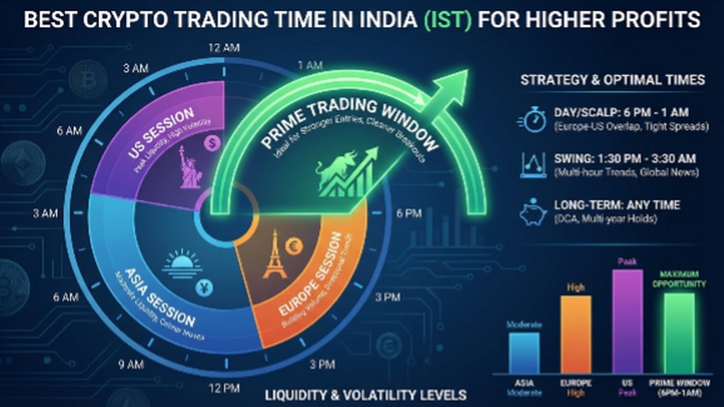 Best Crypto Trading Time in India for Higher Profits