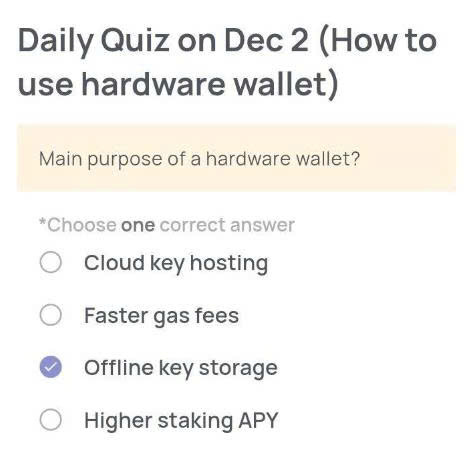 Xenea Wallet Daily Quiz Today for December 2, 2025