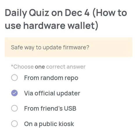 Xenea Wallet Daily Quiz Today for December 4, 2025