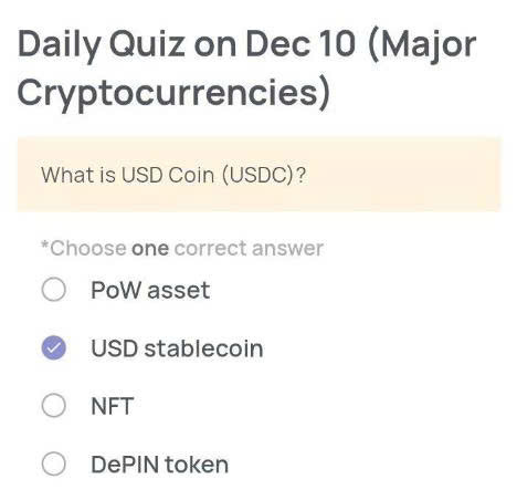 Xenea Wallet Daily Quiz Today for December 10, 2025