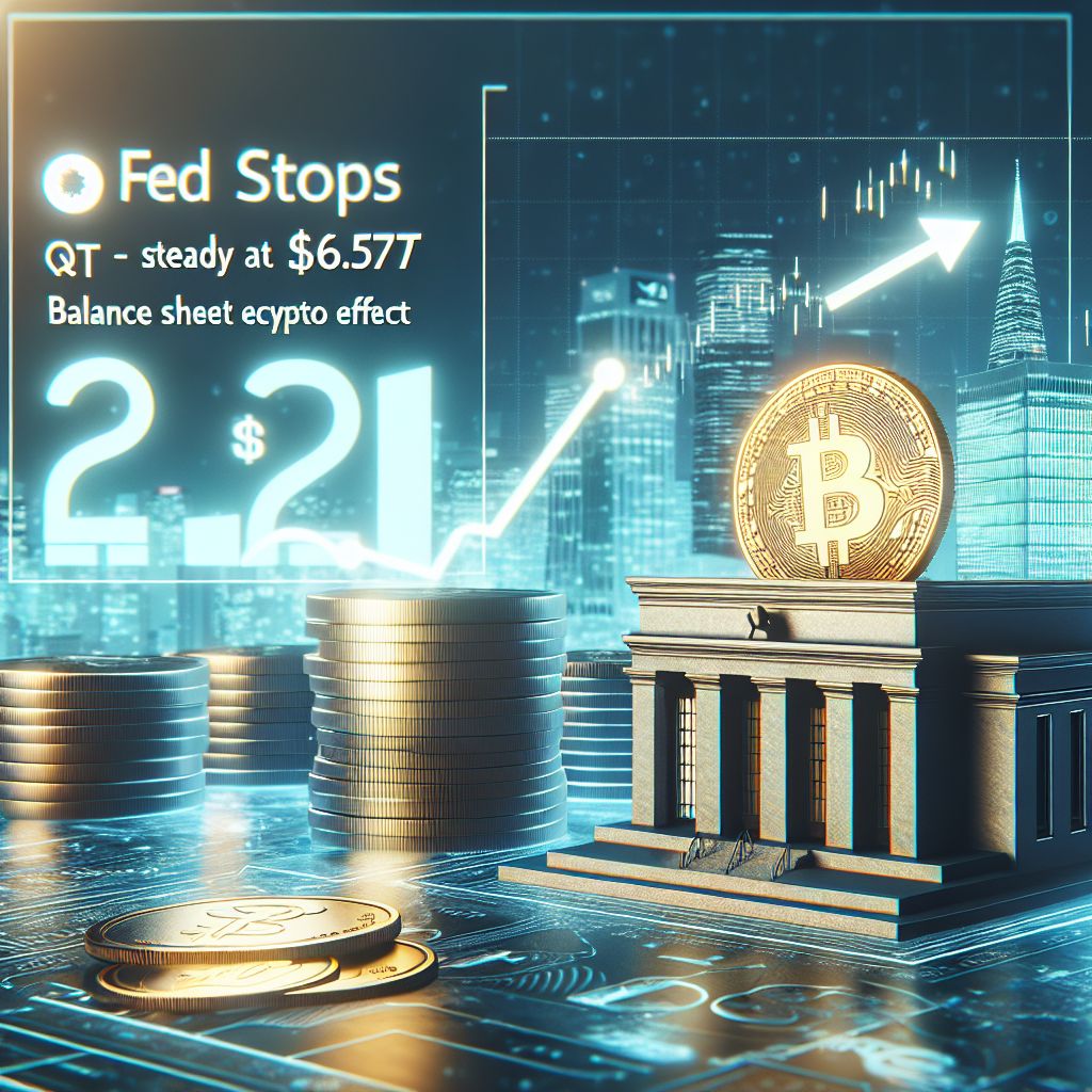 Fed ने QT बंद किया — बैलेंस शीट $6.57T स्थिर, क्रिप्टो प्रभाव