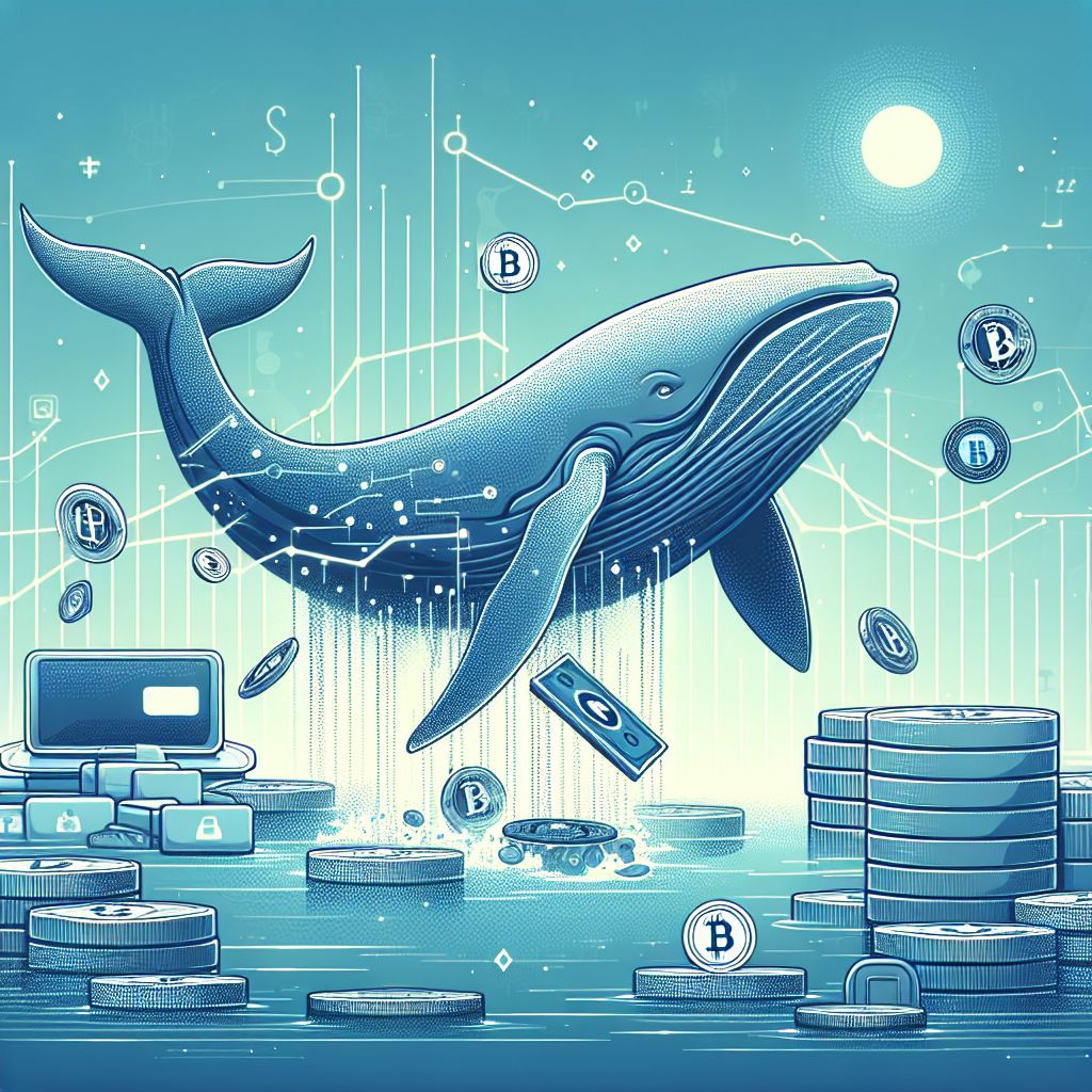 Baleines transférant grandes quantités de cryptos entre portefeuilles et marchés