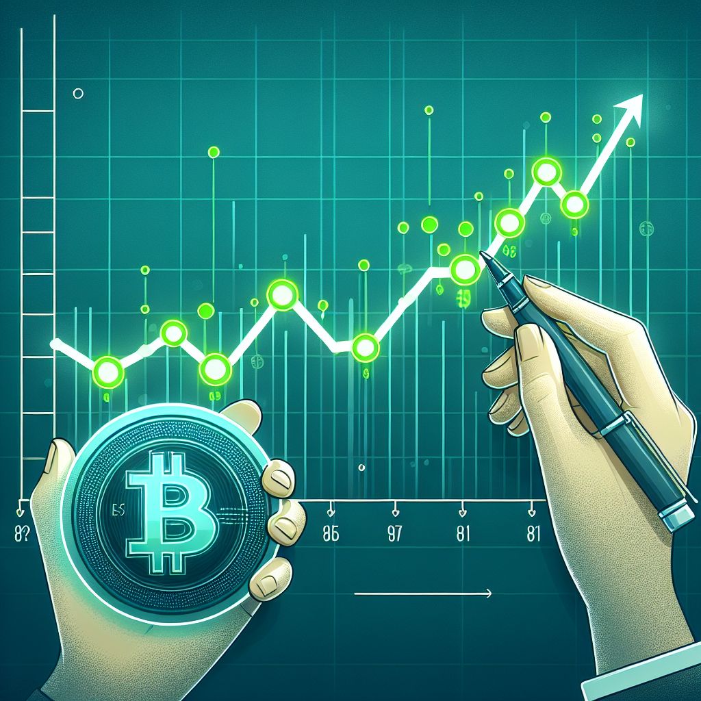 مخطط تراكم بيتكوين مع نقاط خضراء تشير لشراءات متسارعة