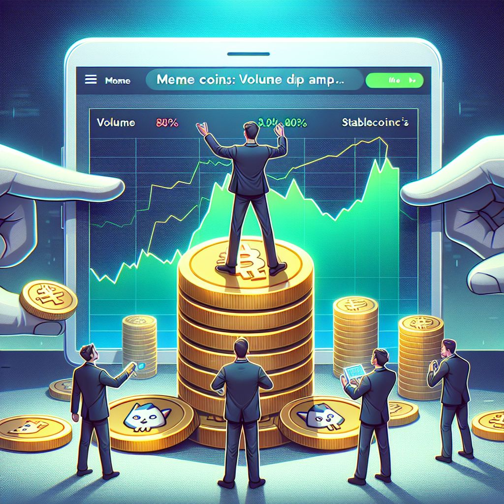 Handelsvolumen auf Solana: Memecoins schrumpfen, Stablecoins dominieren 80%