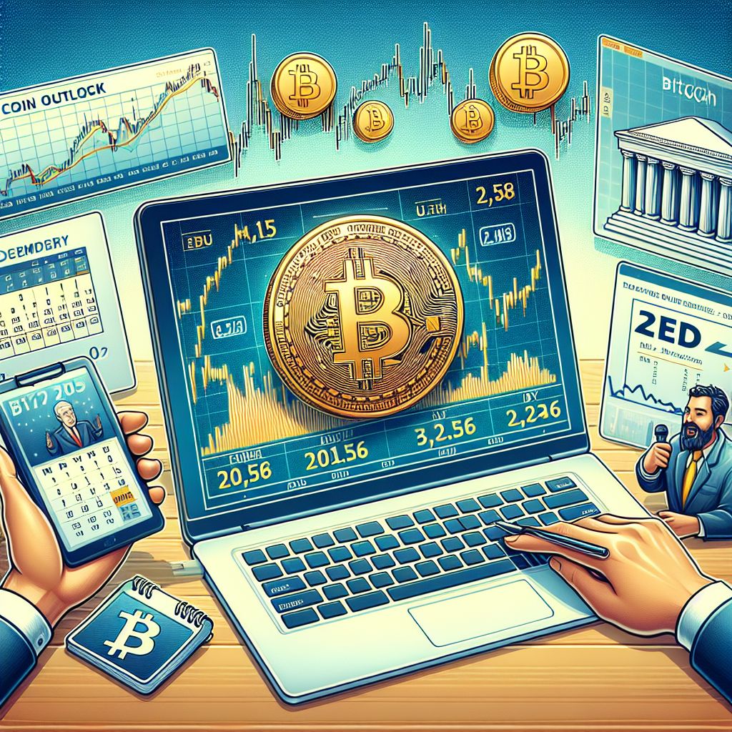 Bitcoin price chart with US calendar, Fed speech and volatility spikes