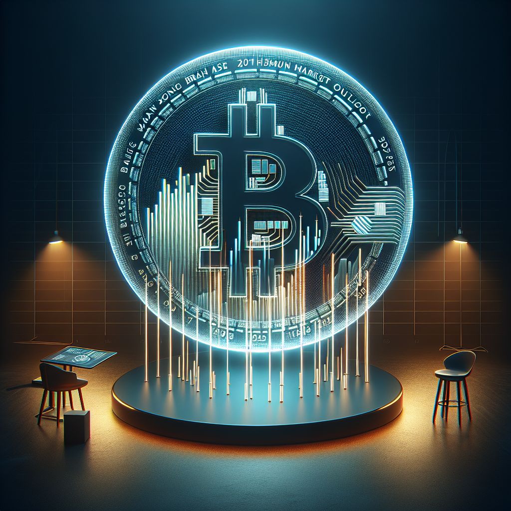 Bitcoin candlestick chart hovering near Brandt logarithmic model green zone