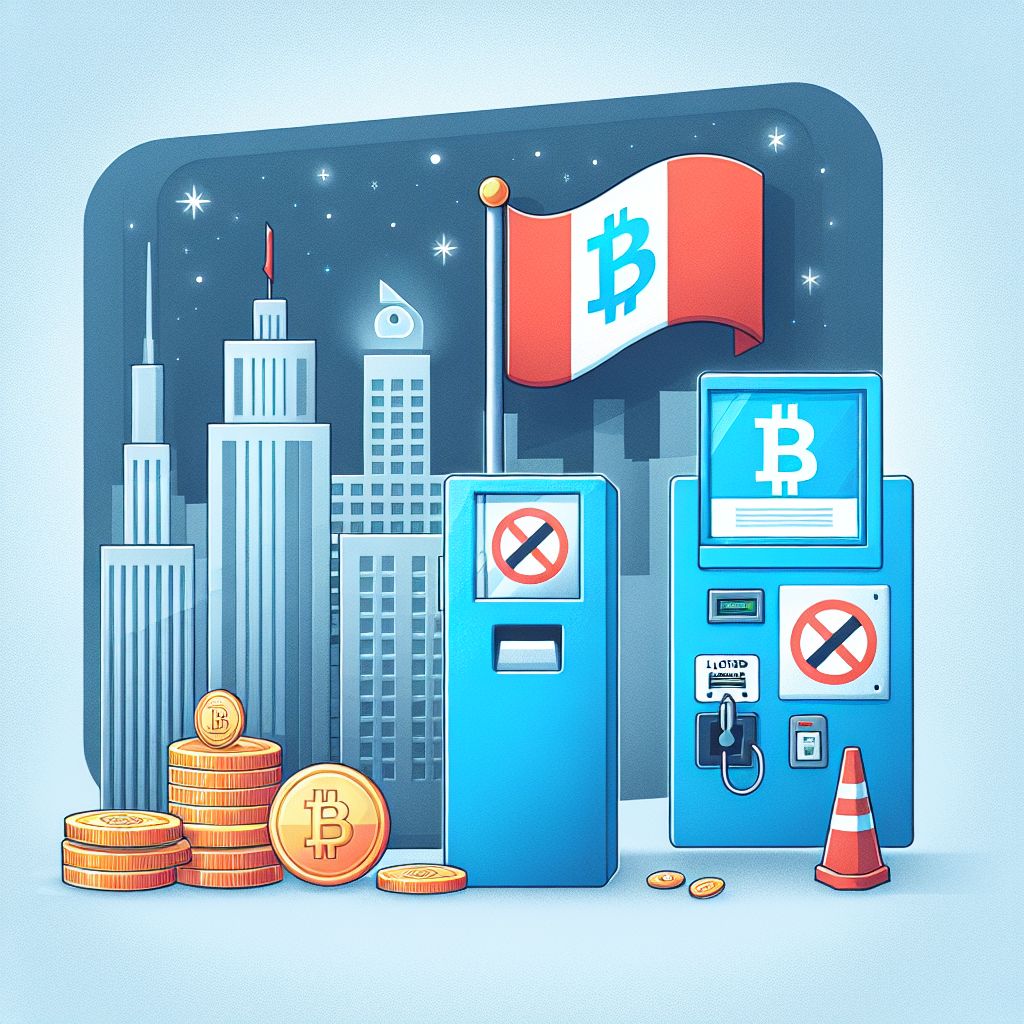 Cờ Washington, máy ATM tiền điện tử khóa và dấu cấm