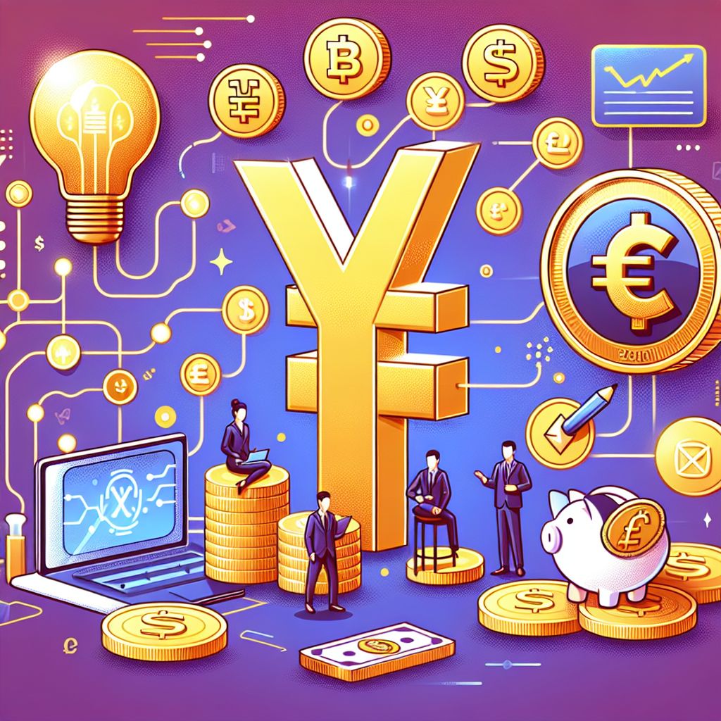 Yuan menguat terhadap dolar, simbol kripto dan tanda regulasi ekonomi