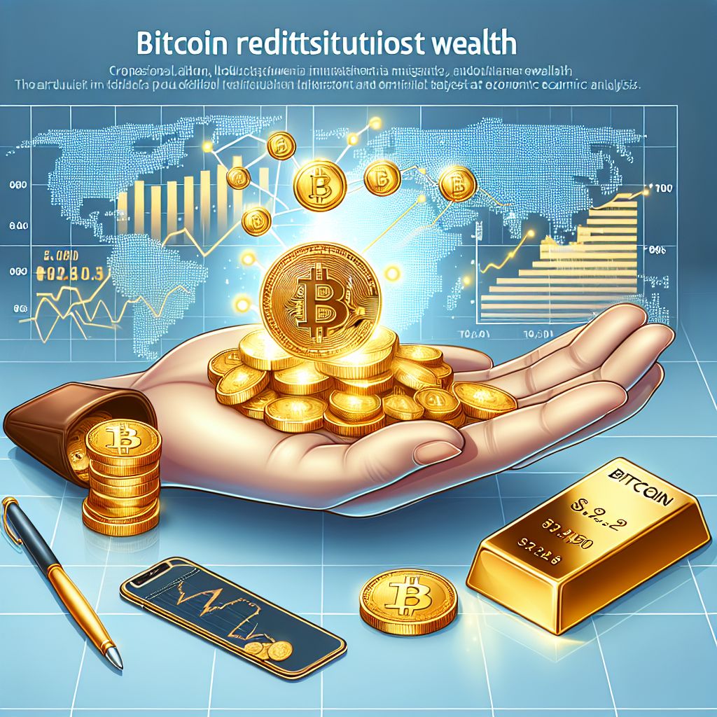 Peter Schiff argues Bitcoin redistributes wealth, gold bars and market charts