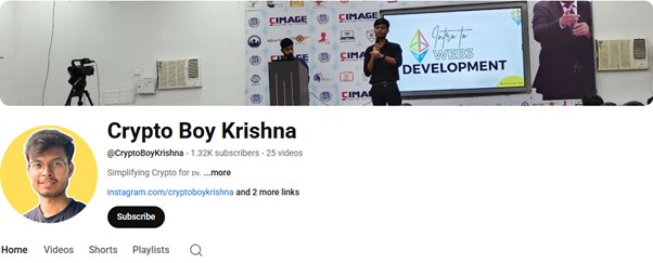 Crypto Boy Krishna’s Channel